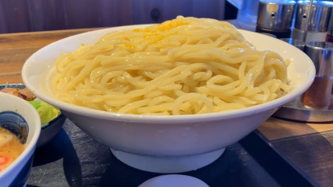 マル得つけめん（ゆず風味） （1,190円） 極盛り （+420円）