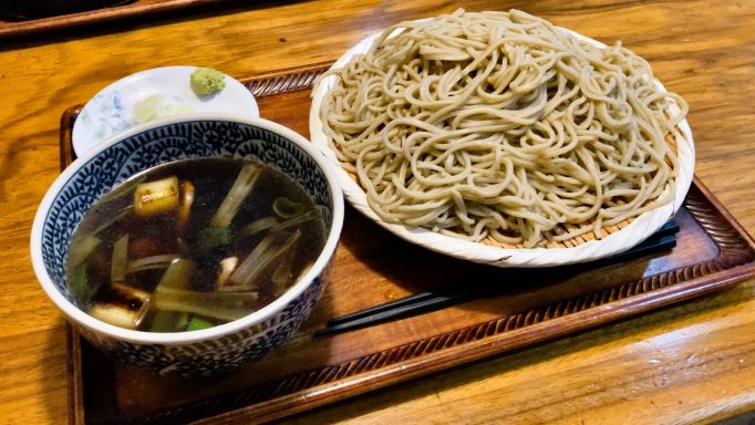 鴨汁せいろ 1,100円 + 大盛り 250円