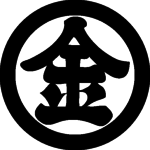 丸に金文字紋